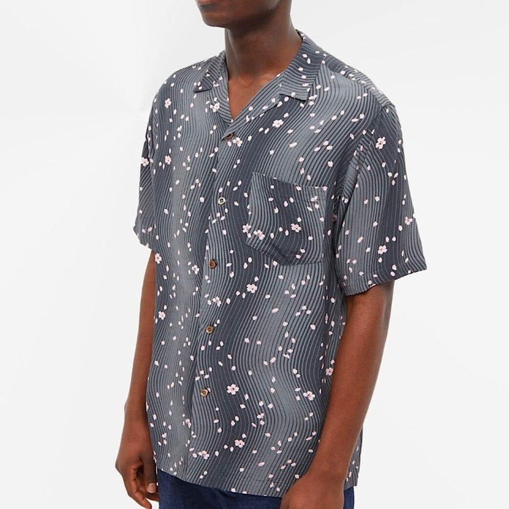 NEW Blue Blue Japan Minamo Sakura Vacation shirt